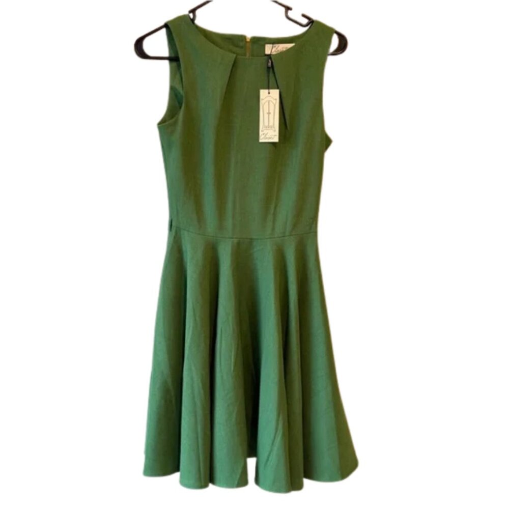 NWT | Closet Sleeveless Green Cocktail Dress | UK 8